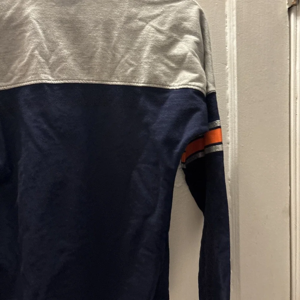 Chicago Bears Juniors Long Sleeved Sweatshirt‎ Navy Blue Sparkly Size Medium 7/9